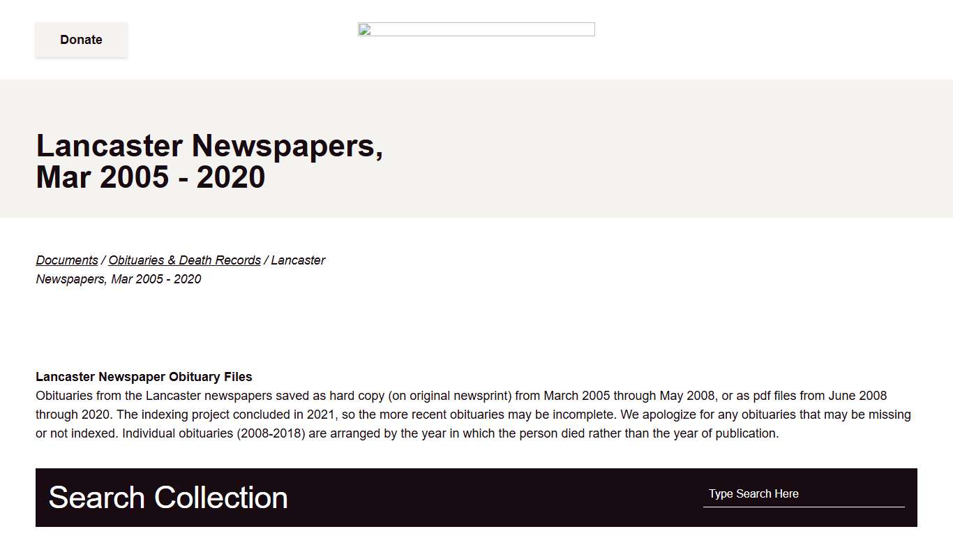 Lancaster Newspapers, Mar 2005 - 2020 (Document Archives) – Mennonite Life
